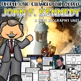 John F. Kennedy President Biography Unit Pack Lesson Presi