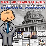 Lyndon B. Johnson President Biography Lesson Pack Presiden