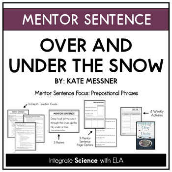 Preview of Mentor Sentence: Over and Under the Snow