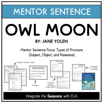 Preview of Mentor Sentence: Owl Moon