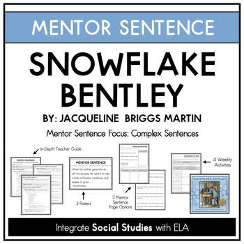 Preview of Mentor Sentence: Snowflake Bentley