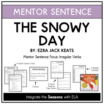 Preview of Mentor Sentence: The Snowy Day