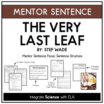 Preview of Mentor Sentence: The Very Last Leaf