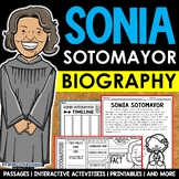 Sonia Sotomayor Biography Unit Lesson Women's History Mont
