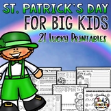 St. Patrick's Day activities & printables for ELA and Math