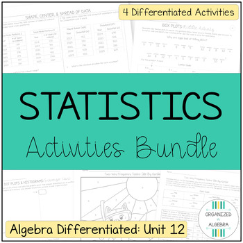 Preview of Statistics Differentiated Activity Bundle