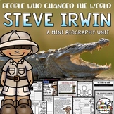 Steve Irwin Biography Unit Pack Lesson Reading Passages Or