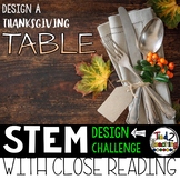 Thanksgiving STEM Activities Thanksgiving Table STEM Chall