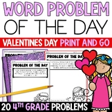 Valentines Day February 4th Grade Math Word Problems Morni