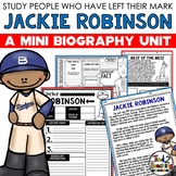 Jackie Robinson Mini Biography Unit Black History Month Ac