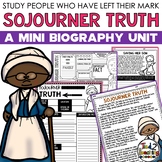 Sojourner Truth Biography Unit Pack Black History Month Ac