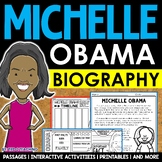 Michelle Obama First Lady Biography Unit Pack Lesson Passa
