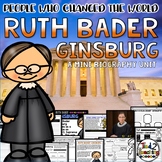 Ruth Bader Ginsburg Biography Pack Lesson Reading Passages