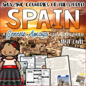Preview of Spain Country Study Unit a Genesis Amaya Adventure Unit
