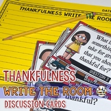 Thankfulness Write the Room a Thanksgiving Activity