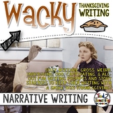 Thanksgiving Narrative Writing Task Cards & Writing Activities