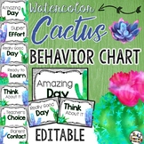 Cactus Behavior Chart EDITABLE