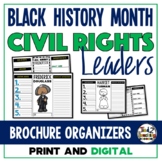 Black History Month Civil Rights Leaders Research Brochures