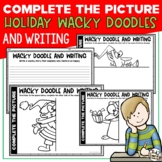 Christmas Writing Activities Complete the Picture Doodle