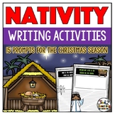 Christmas Writing Prompts Nativity and Religious Theme