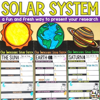 Preview of Solar System Report Research Project Pennants Solar System Unit Activities