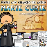 Marie Curie Biography Lesson Pack Reading Passages Graphic