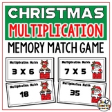 Multiplication Match Game Christmas Activity