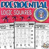 Presidents Day  Logic Square Puzzle Activities