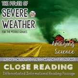 Severe Weather - Differentiated Close Reading