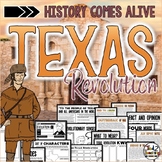Texas Revolution Activities Unit Texas History Pack with T