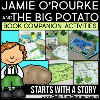 Preview of JAMIE O'ROURKE AND THE BIG POTATO by Tomie dePaola Book Companion Activities