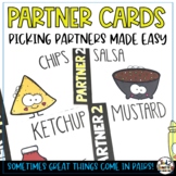 Partner Cards Classroom Partner Pairing Cards