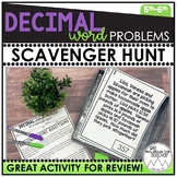 Decimal Word Problem | Scavenger Hunt