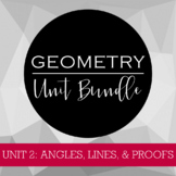 Angles, Lines, & Proofs Unit Bundle Geometry