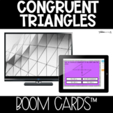Boom Cards™ Congruent Triangles & Proofs DISTANCE LEARNING