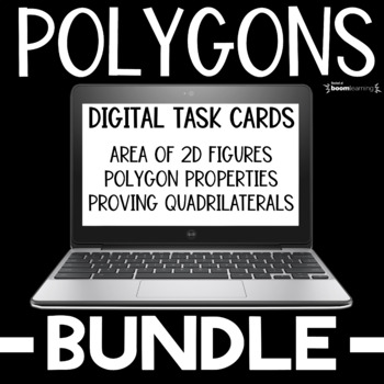 Preview of Boom Cards™ Polygon BUNDLE | DISTANCE LEARNING