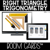 Boom Cards™ Right Triangle Trig DISTANCE LEARNING
