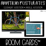 Boom Cards™ Segment & Angle Addition Postulate DISTANCE LEARNING
