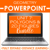 Geometry PowerPoint Unit Bundle | Polygons & 2D Figures DI