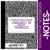 Similarity in Right Triangles Notes for Geometry Interacti