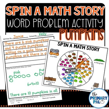 Preview of Pumpkin Math Story Problem Activity