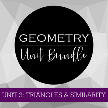 Preview of Triangles & Similarity Unit Bundle Geometry