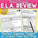 3rd Grade ELA Test Prep Review | End of Year Summer Review
