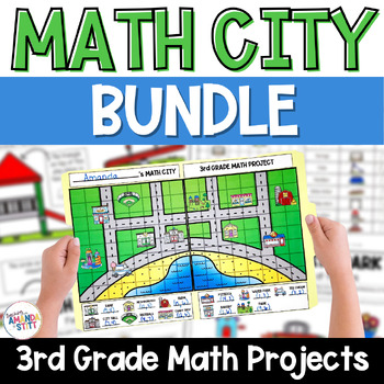 Preview of 3rd Grade Math Project BUNDLE - Real World Math Worksheets and Activities