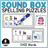 CVCE Sound Boxes Spelling Puzzles Secret Word