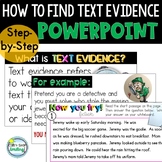 How To Find Text Evidence PowerPoint Presentation Step by Step