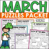 March Word Searches and Puzzles