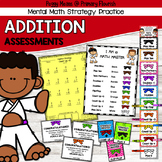 Math Facts Fluency ADDITION Assessments - Karate theme