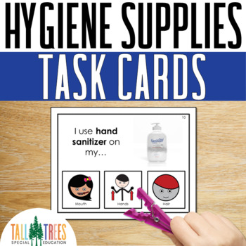 Preview of Task Cards for Personal Hygiene Lessons in Life Skills Special Education