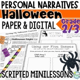 Personal Narratives Halloween Writing Activities Minilesso